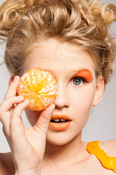 belleza piel naranja