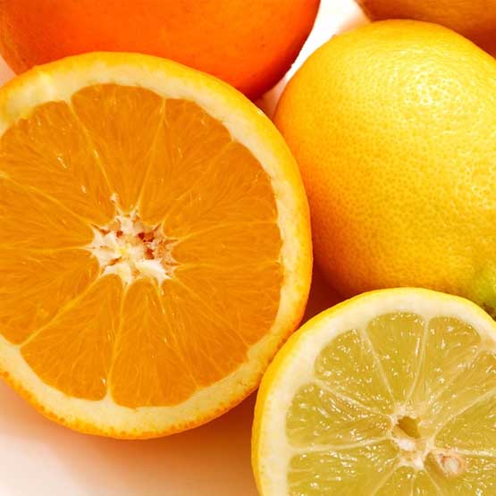 Imagen naranja y limón
