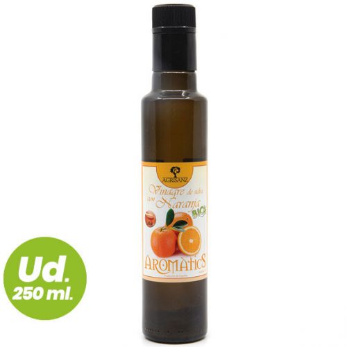 Vinagre de Sidra macerador con Naranja