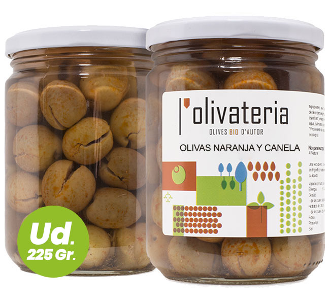 OLIVAS NARANJA Y CANELA ECOLOGICAS 225GR