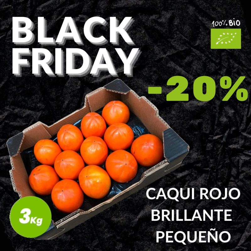 Caqui Rojo Brillante PEQUEÑO Bio Black Friday 3Kg