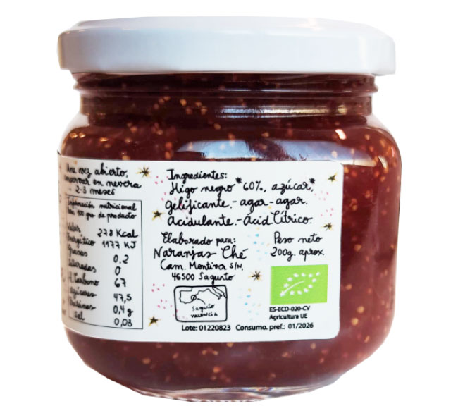 Mermerlada higos bio