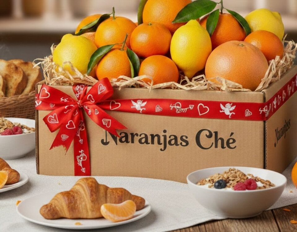 Caja de cítricos regalos San Valentín