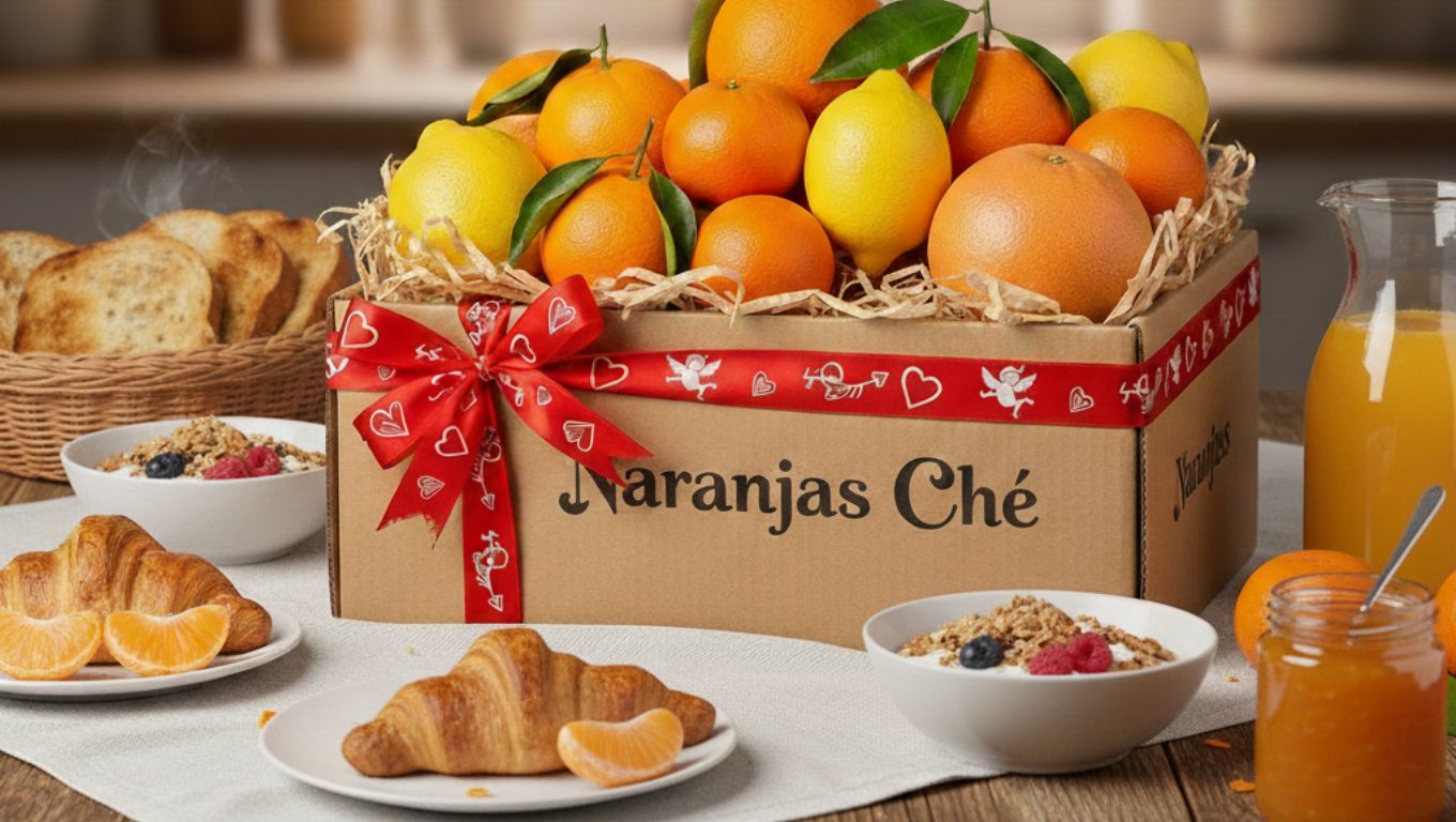 Caja de cítricos regalos San Valentín
